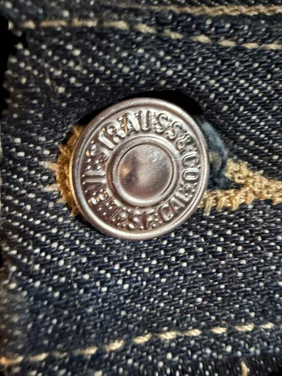 NWT Levi’s 501 Button Fly Straight Jeans W42x30 Oversized Boyfriend Fit - Picture 7 of 14